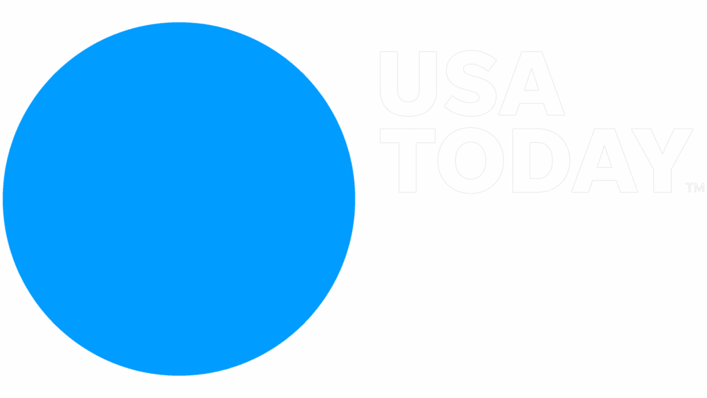 USA Today Logo - white
